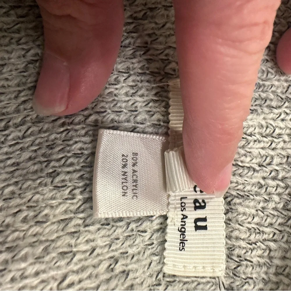 Monteau Heather‎ Gray Women's Large Cardigan